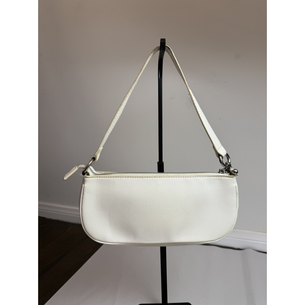Urban Outfitters White Snake Print Shoulder Bag Purse Handbag Snakeskin Y2K